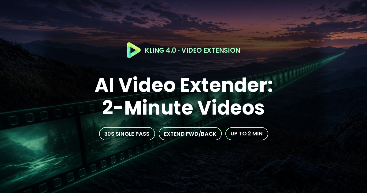 AI Video Extender: Make 2-Minute Videos with Kling 4.0