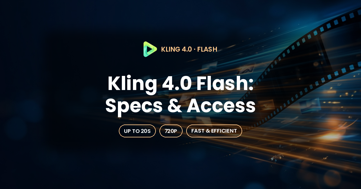 Kling 4.0 Flash vs Kling 4.0: Specs & Which to Use (2026)