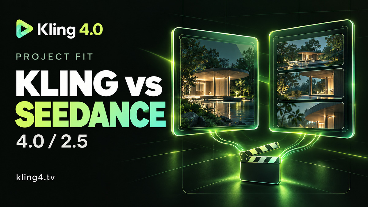 Kling 4.0 vs Seedance 2.5: Which Fits Your Video Project?