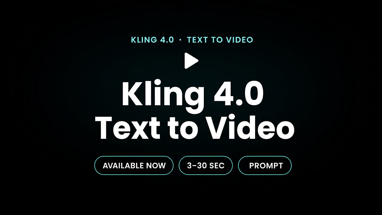 Kling 4.0 Text to Video: How to Prompt a First Clip