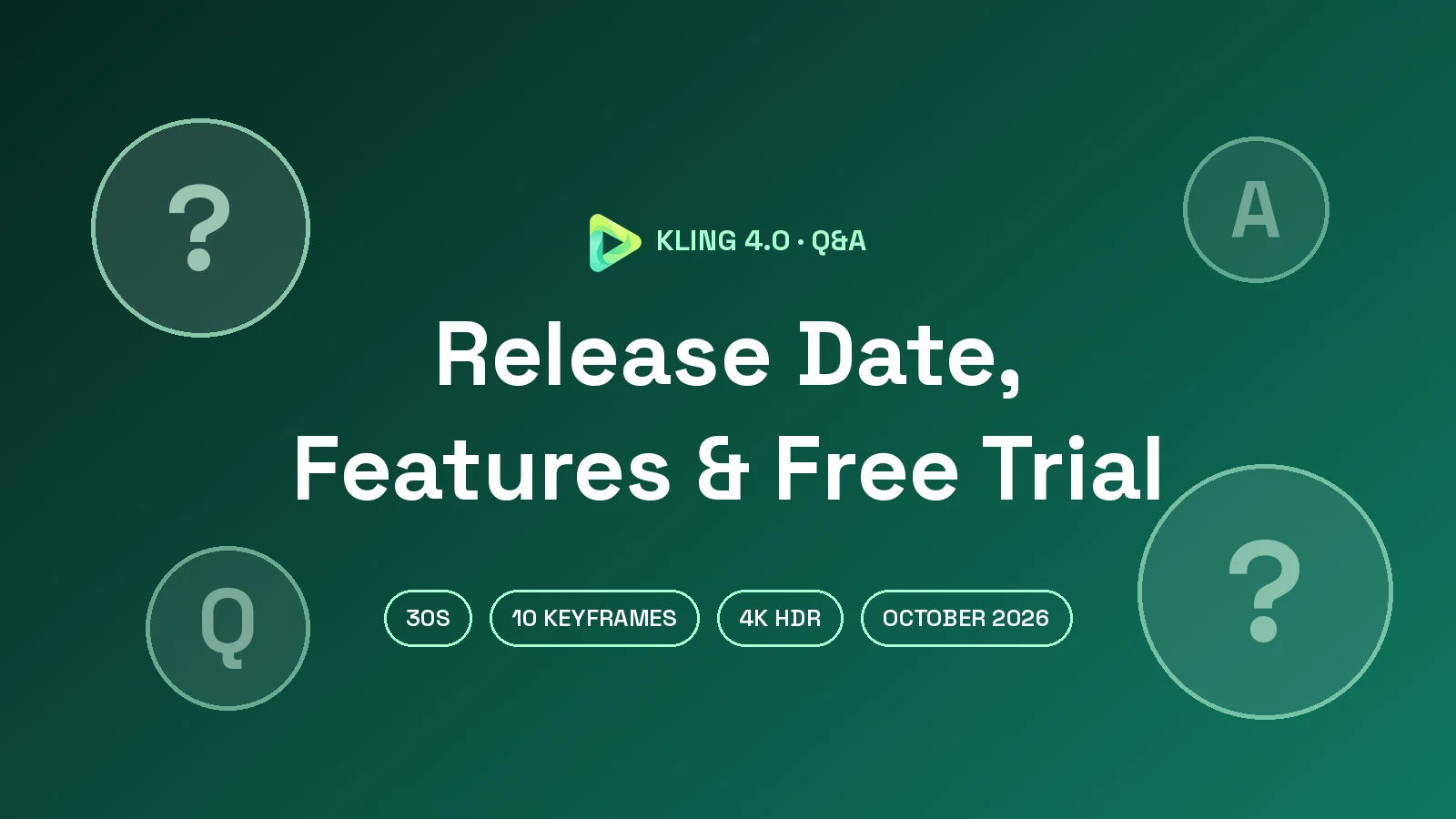 Kling 4.0 Release Date 2026: Official Guide and Specs